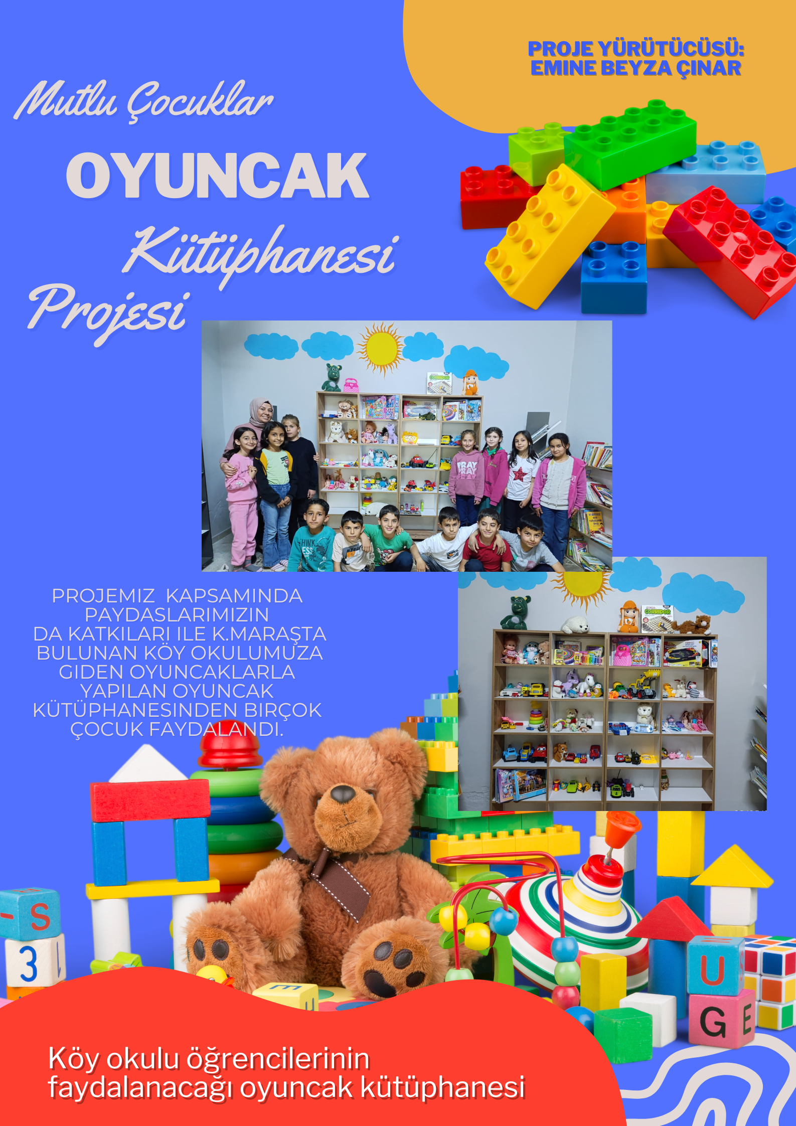 Mutlu Çocuklar Oyuncak Kütüphanesi Projesi